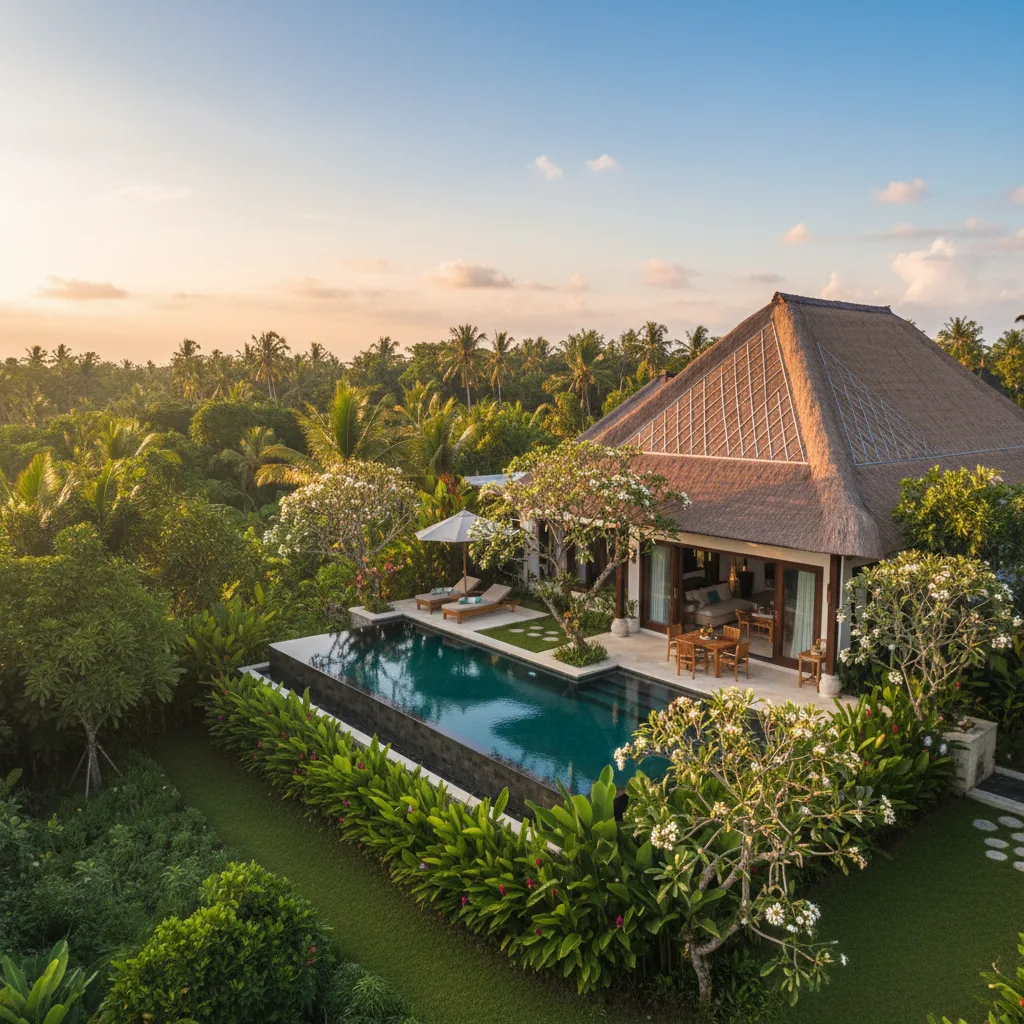 Luxury private pool villa in Seminyak Bali